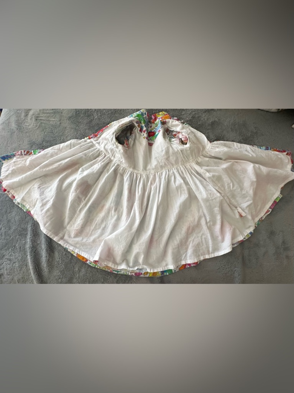 Oilily White Floral Multicolor Cotton Dress - Picture 5 of 10